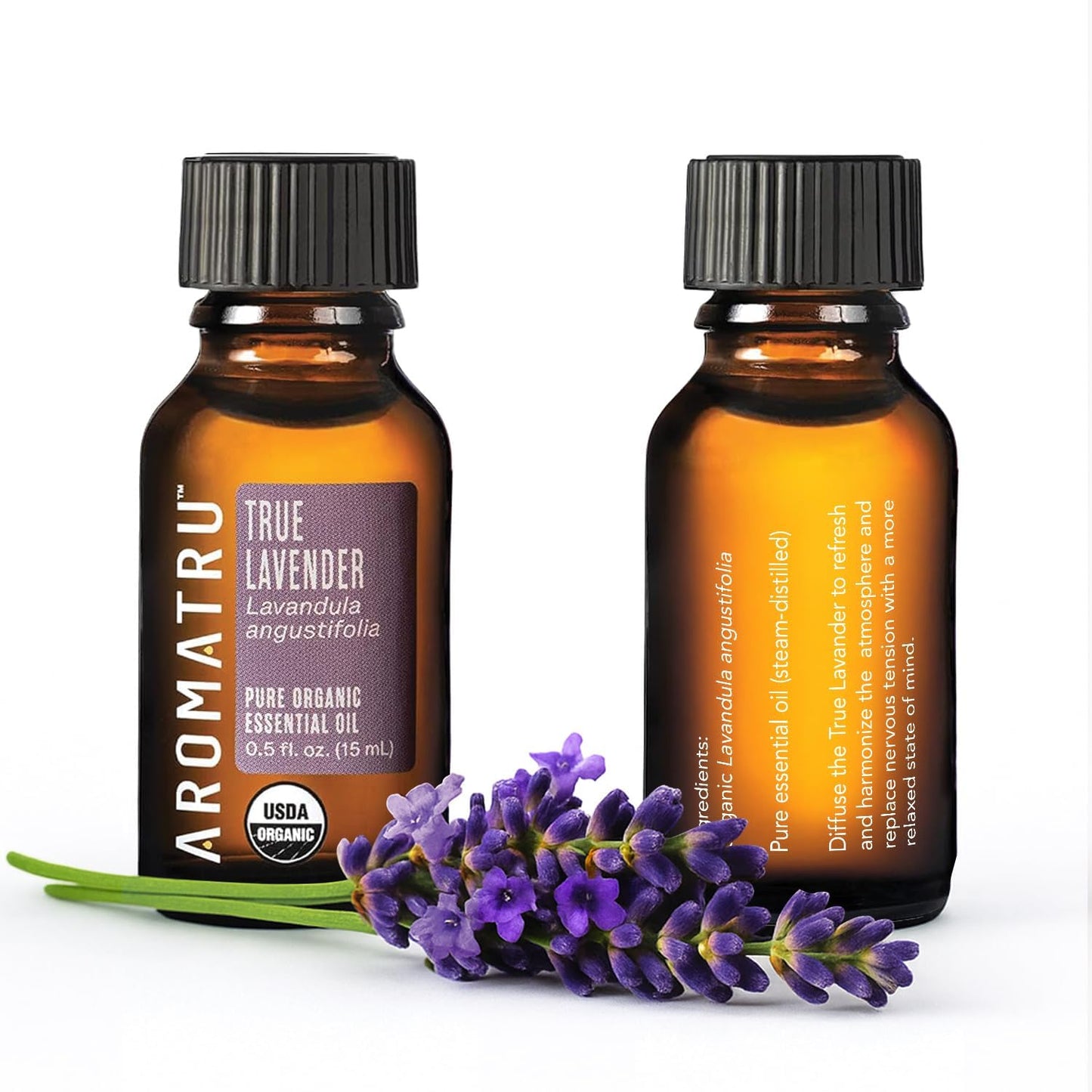 Comfort Essential Oil Kit – True Lavender, Palmarosa, Sweet Orange, and Ho Wood – Organic & Wildcrafted – ISO Certified – No Synthetic Fillers – Ethically Sourced