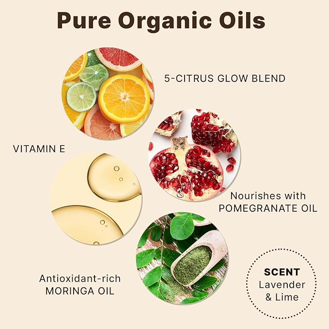 USDA Organic Face Oil – USA Made with Natural Ingredients, Brightens & Smooths Fine Lines & Wrinkles, Non-comedogenic Lightweight Facial Oil for Dry & Sensitive Skin with Moringa, Jojoba & Argan Oils - Bloomnest