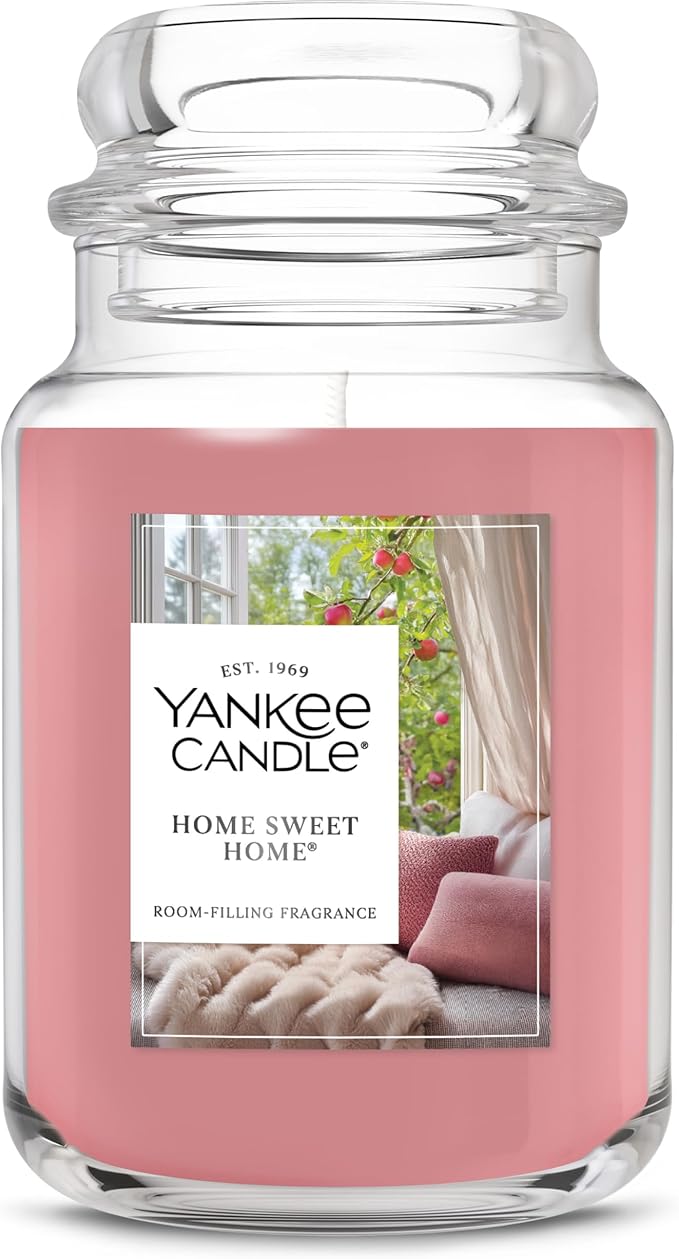 Yankee Candle, Home Sweet Home Fall Scented Candle, 22oz Large Jar with up to 150 Hour Burn Time - Bloomnest