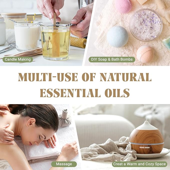 EUQEE 118ml Vanilla Essential Oil, Pure Vanilla Fragrance Essential Oil for Diffuser, Massage, DIY Soap,Candle Making, Skin & Hair Care - 4.0 Fl Oz EUQEE