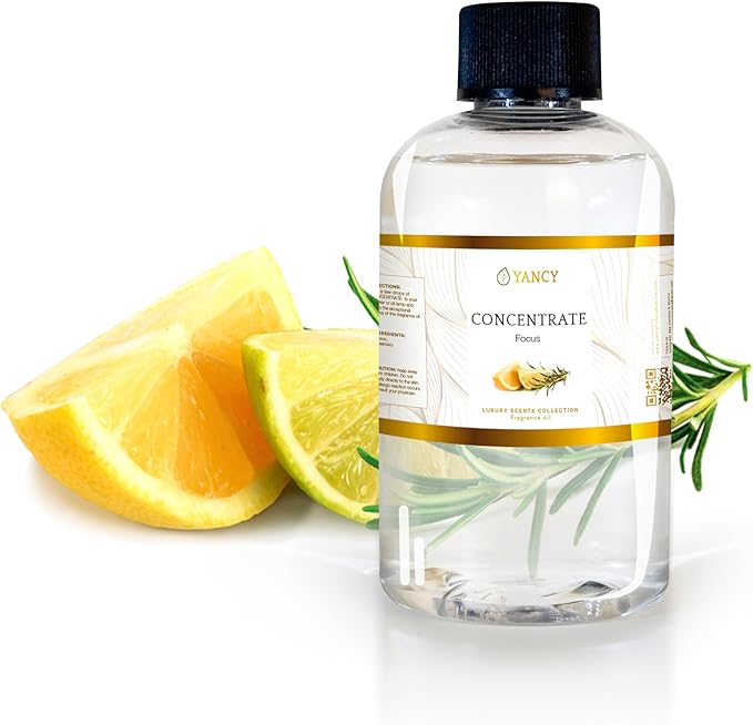 YANCY Concentrate Luxury Collection Fragrance Oil (4 oz), Powerful Base Aroma, Ideal for Diffusers, Oil Burners & Aroma Lamps, Multi-Use Scent for Layering or Standalone Use YancySpa
