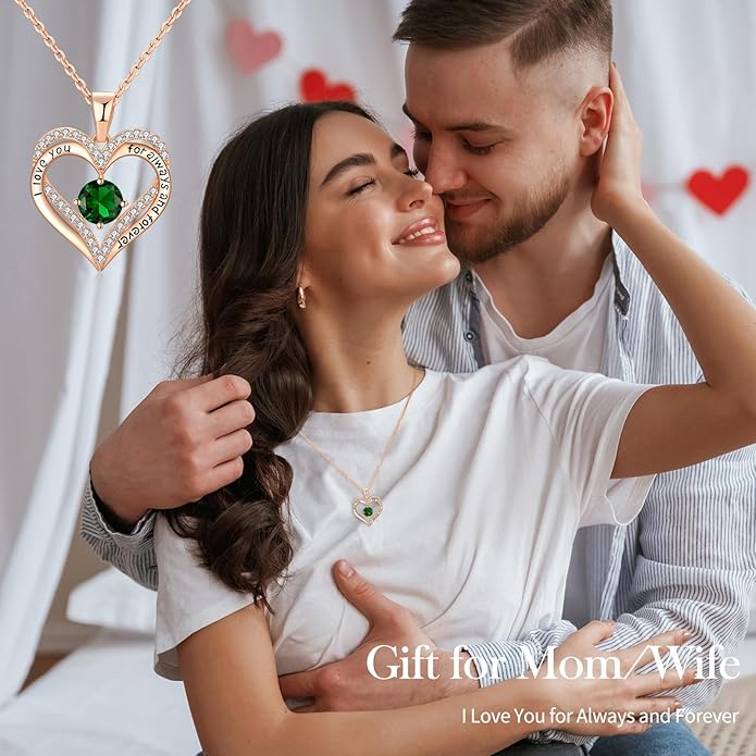 18K Rose Gold Necklaces for Women Birthday Gifts for Women Jewelry for Women Birthday Gifts for Wife Girlfriend Daughter Wife Birthday Gifts for Anniversary Mothers Day Christmas Valentines Gifts - Bloomnest
