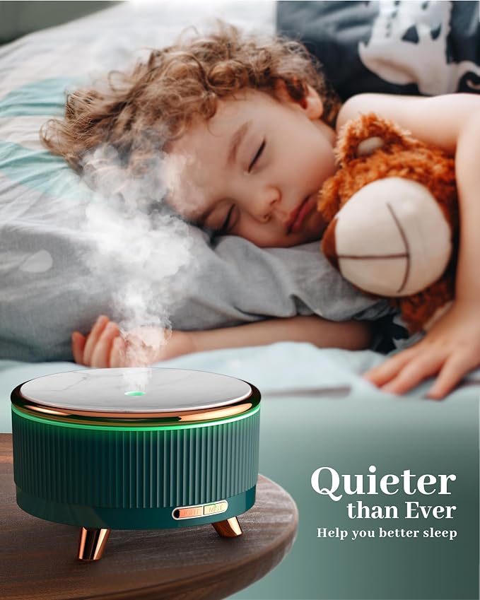 Essential Oil Diffuser for Home, Diffusers for Essential Oils Large Room, 500ml Aromatherapy Diffuser, 7 Colors Changed - Bloomnest