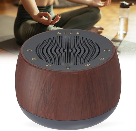 Electronic Tibetan Singing Bowl,Frequency Generator for Meditation,Yoga,Chakra Healing,256HZ-432HZ-528HZ 9 Healing Sound Bowls,4 Timer and Luminous Button,Reiki,Stress Relief Gift Wooden Bloomnest