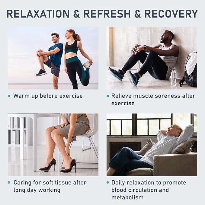 QUINEAR Air Compression Recovery System, Professional Sequential Device for Massage Therapy, Foot and Leg Recovery Boots to Improve Circulation for Athletes, FSA-HSA Eligible (Small)