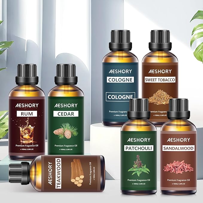 Teakwood Fragrance Oil 3.38FL.OZ - Aromatherapy Essential Oils for Diffusers for Home, Teakwood Scented Oils for Massage, Soap Candle Making Scents - 100ML - Bloomnest