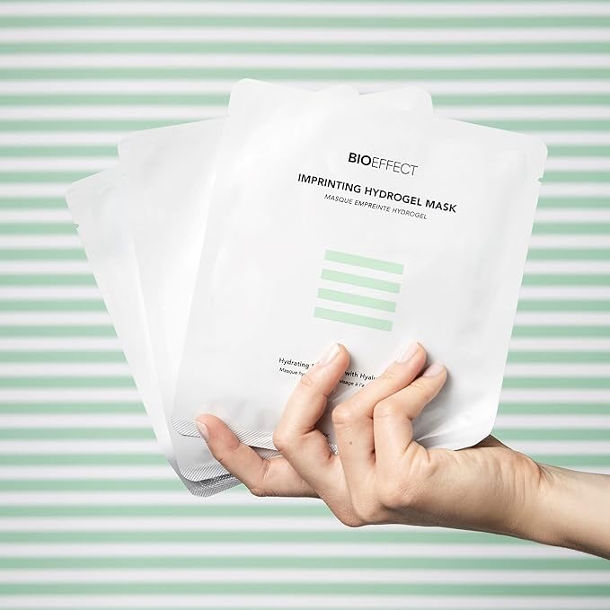 Bioeffect Imprinting Hydrogel Face Mask | Soothing Two-Part Hydrogel Mask for Intense Hydration, Plumper & Smoother-Looking Skin, 6 Masks - Bloomnest