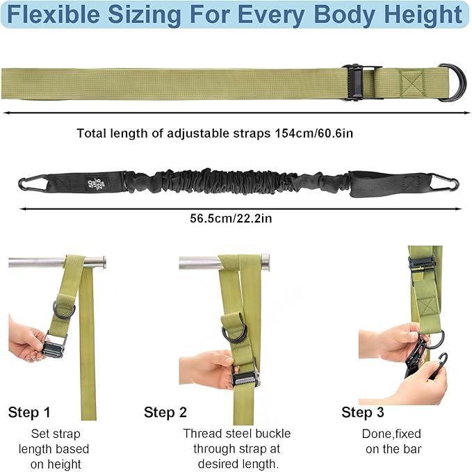 Pull Up Assistance Bands, Adjustable Heavy Duty Assisted Bands for Pull Ups - Bloomnest