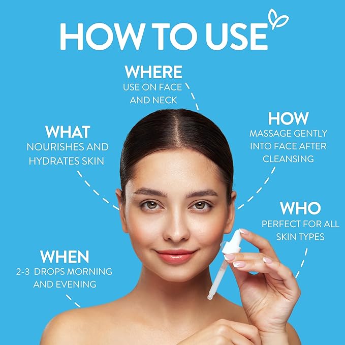 By Nature 2% Hyaluronic Acid Serum for Face & Neck – Deep Hydration Serum for Dry, Oily & Sensitive Skin – Lightweight Facial Serum, 1 fl oz - Bloomnest