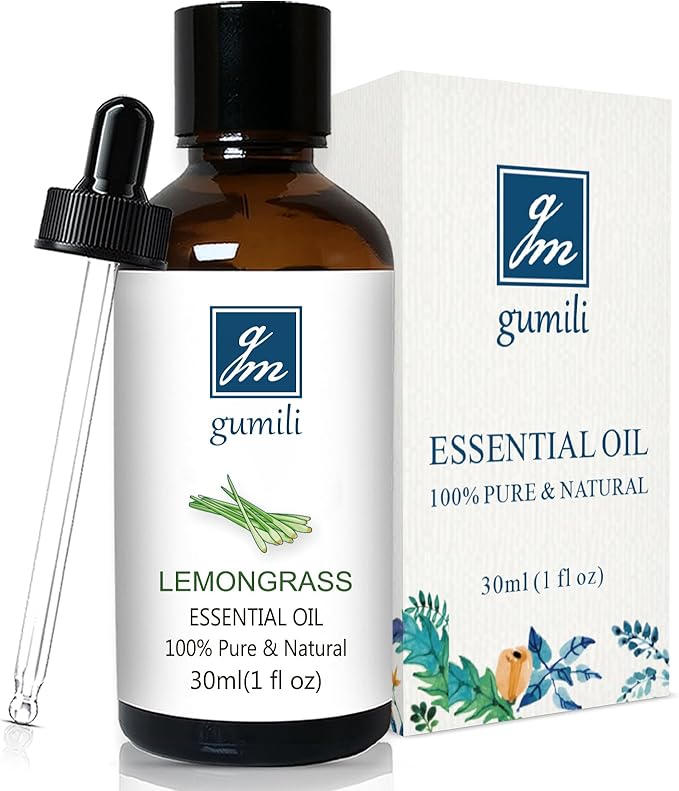 Lemongrass Essential Oil 1 Oz – 100% Pure Natural Lemongrass Oil for Diffuser, Skin, Body, Spray, Massage & DIY, Fresh Citrus Aroma - Bloomnest