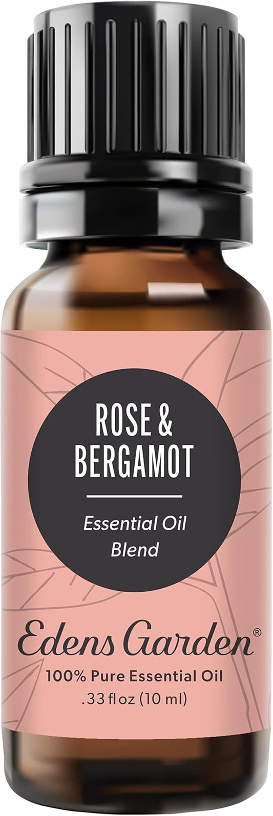 Edens Garden Rose Bergamot Essential Oil Blend- 100% Pure Premium Grade, Undiluted, Natural, Therapeutic, Aromatherapy, The Best for Diffusing, Skin, Laundry, Hair 10 ml (.33 fl oz) - Bloomnest