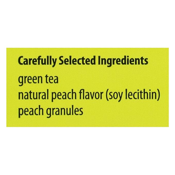 Bigelow Green Tea w/ Peach Tea Bags, 20 ct - Bloomnest