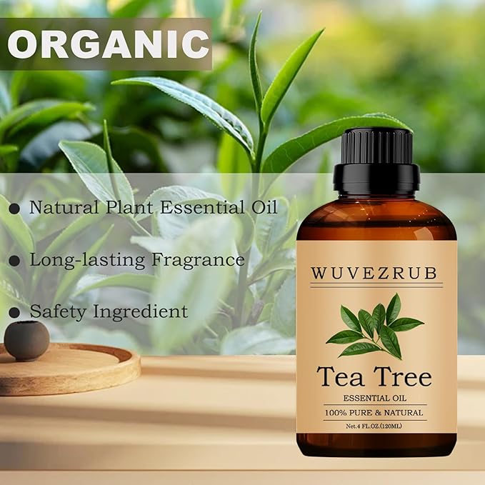 Tea Tree Essential Oil, 120ML 100% Pure and Natural for Aromatherapy Diffuser - 4 Fl Oz - Bloomnest