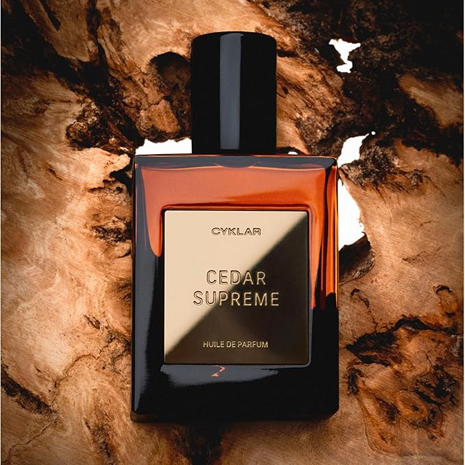 CYKLAR Perfume Oil Roll-On. Travel-Friendly Cedar Supreme Fragrance With Bergamot, Lavender, and Cedarwood. Long-Lasting Essential Oil Parfum For Women and Men. 0.5 Fl Oz Scented Rollerball Bottle Cyklar