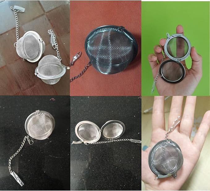 3PCS Premium Tea Infusers, Loose Leaf Tea, Upgraded Tea Strainers and Tea Balls for Flavoring Herbal Spices and Seasonings - Bloomnest