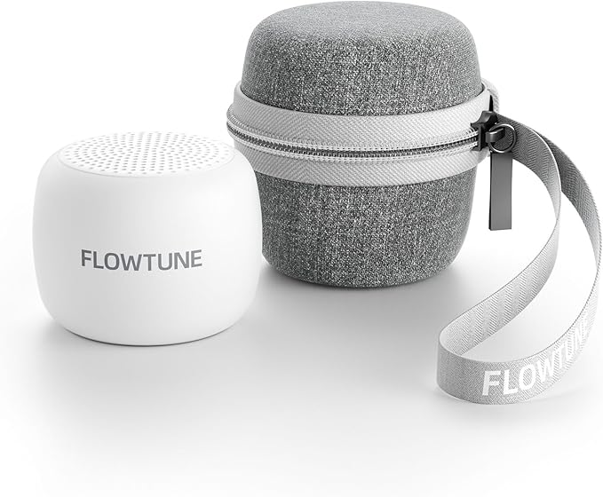 Flowtune Portable Sound Machine with Travel Case, 18 Soothing Sleep Sounds, Memory Function, 6H Timer Gift - Bloomnest