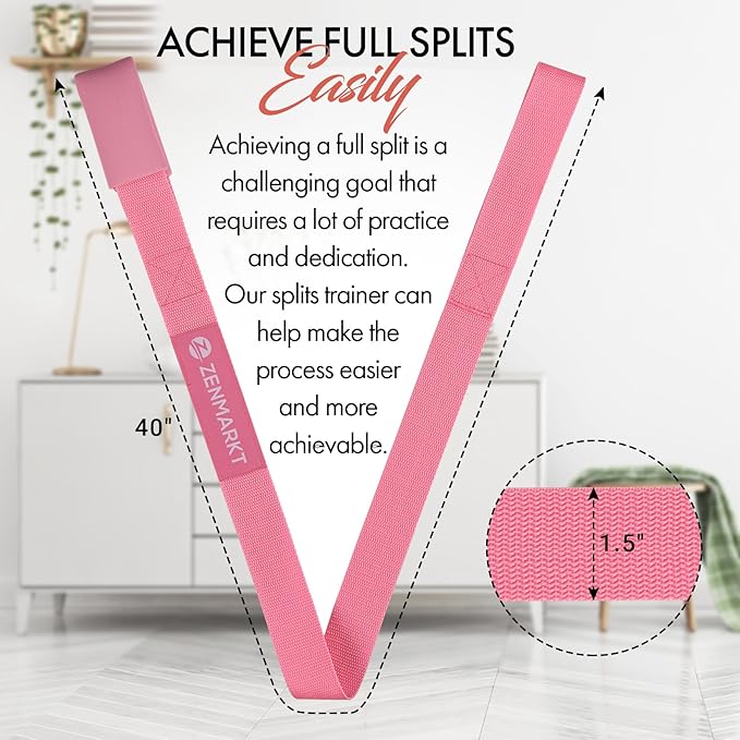 Stretching Strap for Cheer – Flexibility Stunt Strap for Cheerleaders – Durable Cheer Stretching Bands for Improved Flexibility, Range of Motion – Essential Cheer Accessories - Bloomnest