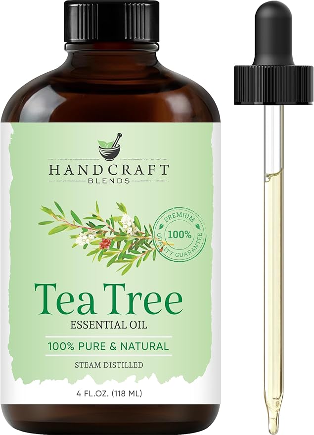 Handcraft Blends Tea Tree Essential Oil – Huge 4 Fl Oz – 100% Pure and Natural – Premium Grade Essential Oil for Diffuser and Aromatherapy, Skin, Massage, Candle and Soap Making Fragrance - Bloomnest