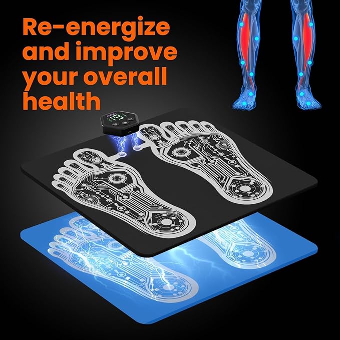 EMS Foot Stimulator for Improve Muscle Performance and Temporary Pain Relief -c4 - Bloomnest