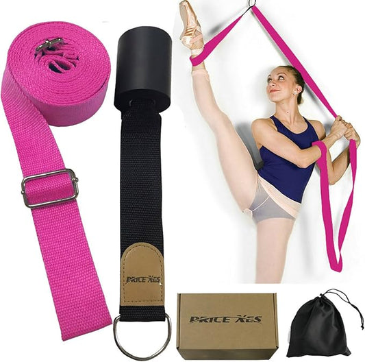 Adjustable Leg Stretcher Lengthen Ballet Stretch Band - Easy Install on Door Flexibility Stretching Leg Strap Great Cheer Dance Gymnastics Trainer Stretching Equipment Taekwondo Training - Bloomnest