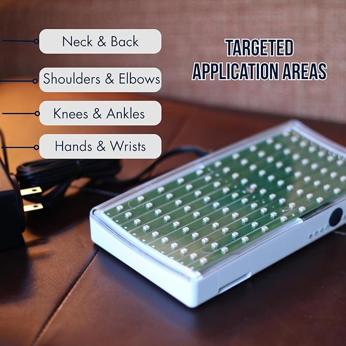 Epoch 980 Helios – 980nm Infrared Light Therapy Panel for Full-Body Use - LED Red Light Device - Muscle Comfort, Joint Support & Home Wellness - for Hands, Neck, Back, Shoulders, Knees EpochLasers