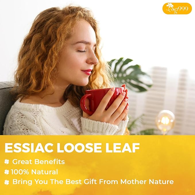 TOG Premium 1 lb Essiac Tea, Wellness Blends, Premium Quality, 100% Natural & Pure, Caffeine-Free, No Additives or Preservatives, Non-GMO, Plant-Based & Vegan - Bloomnest