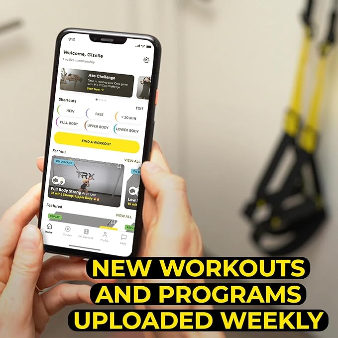 TRX Training 6 Month On-Demand Membership - Unlimited Access to Expert-Led Workouts, Personalized Programs, Strength, Cardio & Recovery - Train Anytime - Bloomnest