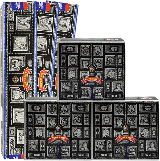 Super Hit Incense sticks and cone incense holder variety pack bundle insence insense insienso