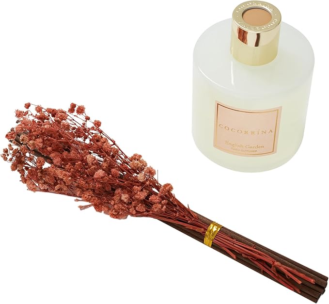 COCORRÍNA Reed Diffuser - English Garden Scented Diffuser with 8 Sticks Home Fragrance Reed Diffuser for Bathroom Shelf Decor - Bloomnest