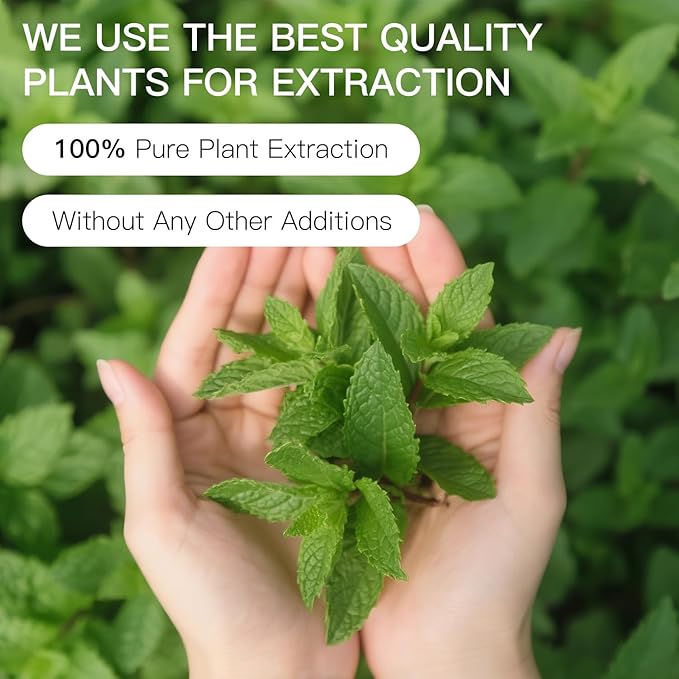 Peppermint Essential Oil Blend, Mint Oil, Essential Oils Organic, Hair Growth & Scalp Care, Essential Oils for Diffusers for Home 10ML - Bloomnest