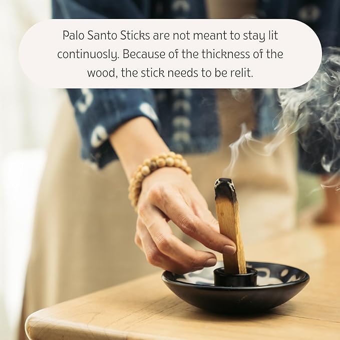 Palo Santo Sticks from Peru 100g, Sustainably Harvested Bursera Graveolens, Natural Incense Wood for Smudging, Cleansing, Meditation, Positive Energy, Luna Sundara