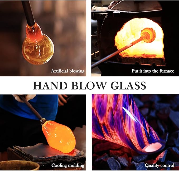 Porseme 150ml Essential Oil Diffuser Glass Color Changing Aroma Air Diffusers Aromatherapy Ultrasonic Cool Mist Humidifier 6 Running Hours Waterless Auto-Off for Sleeping Yoga Office Spa (Deep Blue) - Bloomnest