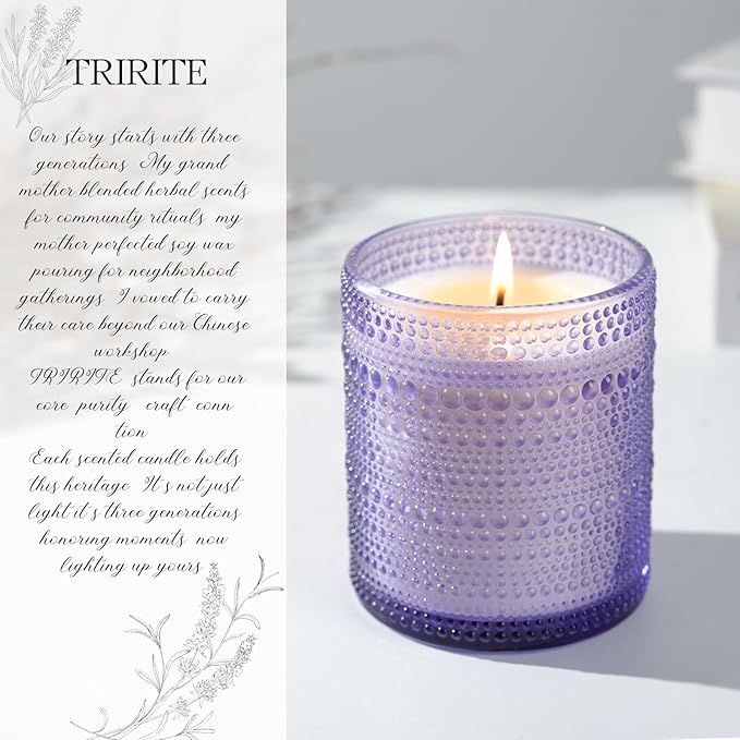 Lavender Scented Candles for Women Gift, Mother's Gift 60 Hours Aromatherapy Candle, Soy Candles for Home Scented, Birthday Gifts Mothers Day Candle for Home - Bloomnest