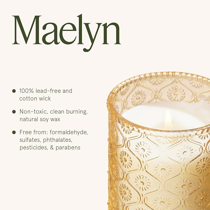 LA JOLIE MUSE Tahitian Lychee Candle - Lychee, Melon, Pineapple | 6 oz Natural Soy Wax | 40 Hours Clean Burn | Tropical Fruit Candle | Gift for Little Getaway - Bloomnest