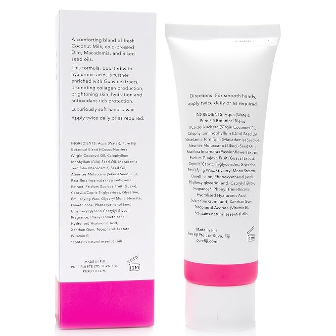 PURE FIJI Hydrating Hand Crème, Guava (4 oz/120ml) - Bloomnest
