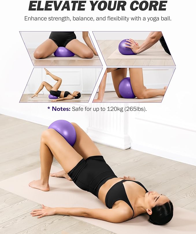 Upgraded Pilates Bar Kit with Resistance Bands Natural Latex for Women & Men, Heavy-Duty Stainless Steel Multifunctional Yoga Pilates Stick for Home Gym Exercise Fitness Equipment Full-Body Workouts - Bloomnest