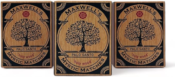 Palo Santo Sticks – High-Resin Holy Wood | Sustainable Peruvian Incense for Meditation & Cleansing (45 Count, 2-inch Sticks) - 3 Pack MaxwellsMysticMarket