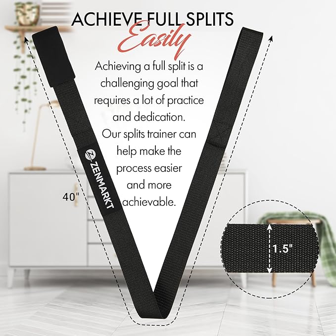 Stretching Strap for Cheer – Flexibility Stunt Strap for Cheerleaders – Durable Cheer Stretching Bands for Improved Flexibility, Range of Motion – Essential Cheer Accessories - Bloomnest