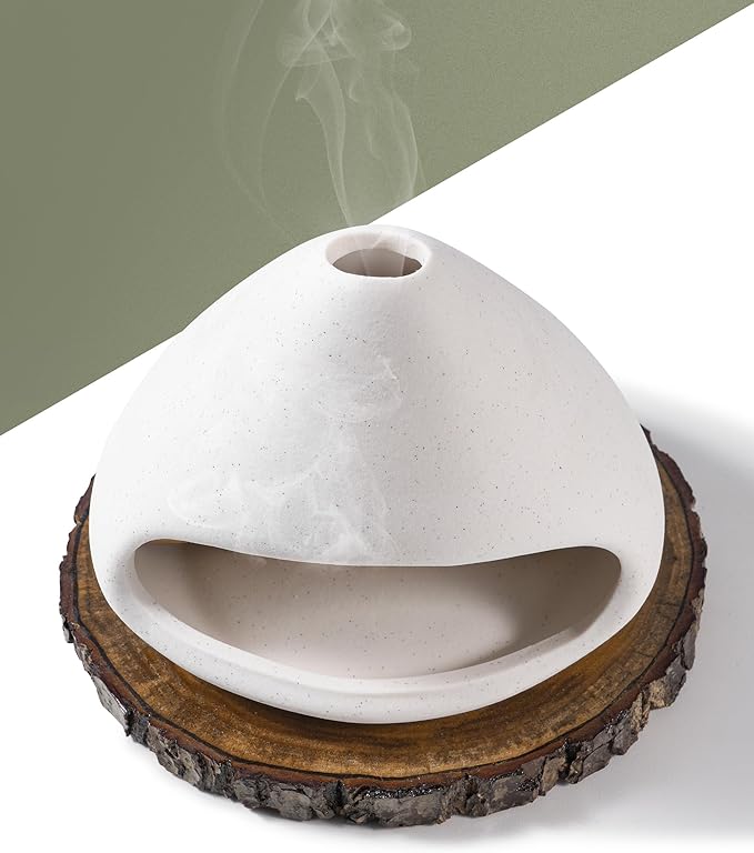 Palo Santo Holder Burner, Charcoal Bakhoor Incense Burner,Smudge Bowl,Sage Holder - Bloomnest