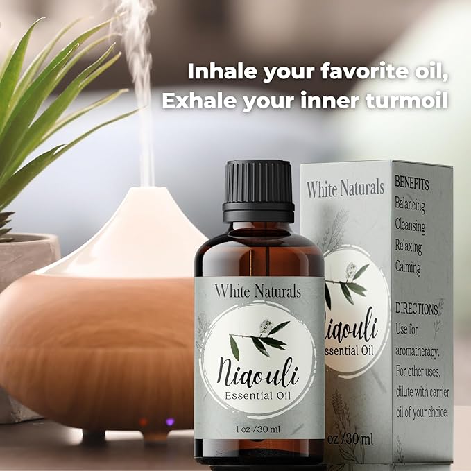 Organic Niaouli Essential Oil - 100% Pure & Natural -Premium Therapeutic Grade with Premium Glass Dropper - Undiluted Natural/Homeopathic Aromatherapy Scented, Great for DIY Candle Making, Massage - Bloomnest