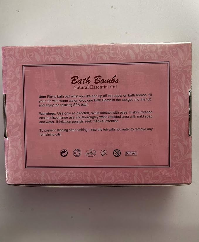 Bath Bombs for Women Relaxing Gifts Set 12 Handmade Organic Bath Bombs Amazing Present for Her, Wife, Girlfriend, Mother - Bloomnest