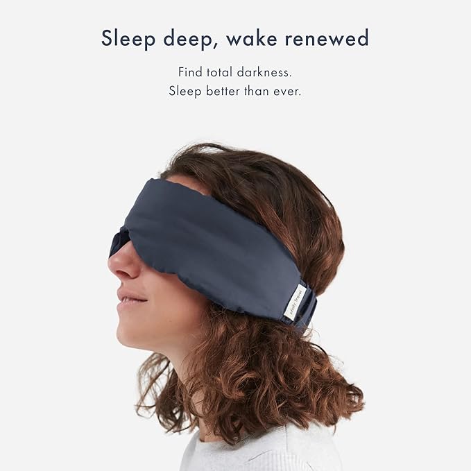 Infinity Travel - Bamboo Sleep Mask - Silky Soft Eye Mask - Comfortable - 100% Light Blocking Night - Machine Washable (Purple) - Bloomnest