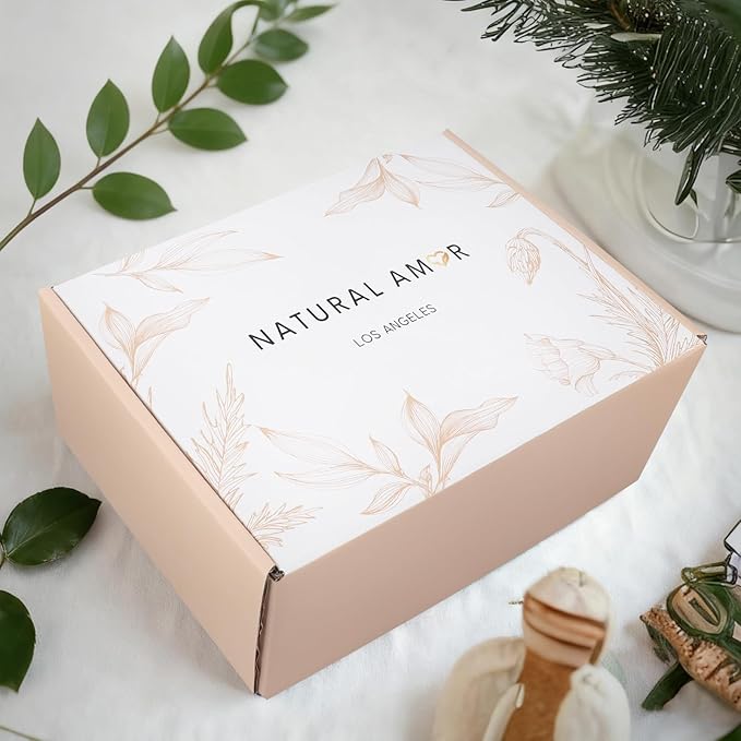 Natural Amor Spa Gift Set with Blanket 7 PCs– Handmade Bath & Body Self-Care Box – Includes Bath Bomb, Candle, Soap, Hand Cream – Perfect for Relaxation & Gifting - Bloomnest
