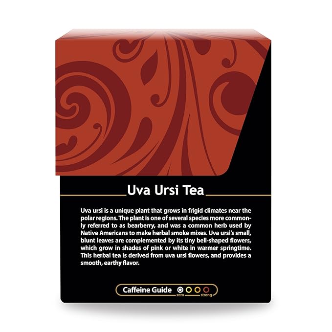 Buddha Teas - Uva Ursi Tea - Herbal Tea - Natural Boost of Vitamins, Minerals, & Antioxidants - Clean Ingredients - Caffeine Free - OU Kosher - Gluten Free - 18 Tea Bags (Pack of 1) - Bloomnest