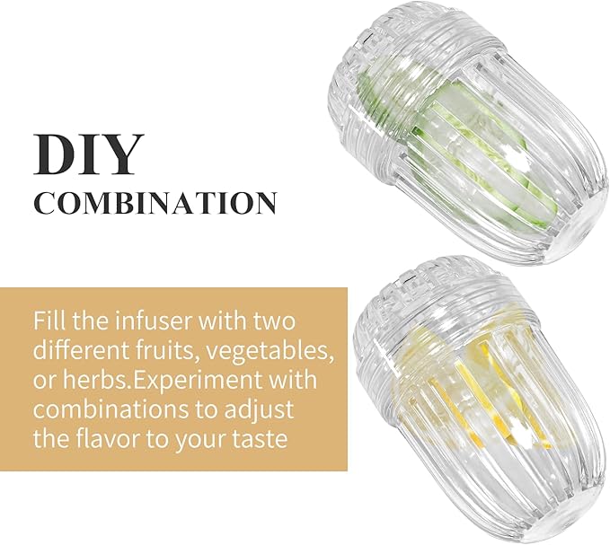 3PCS Fruit Infuser,Plastic Mesh Detachable Tea Infuser Strainer Balls for Loose Leaf Tea/Coffee/Fruit, Compatible with Stanley/Hydro Flask Wide Mouth Bottles,Transparent Tea Diffuser Basket with Lid - Bloomnest