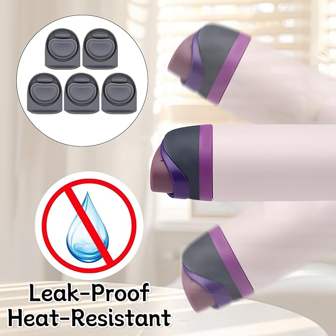 5pcs Replacement Stopper Seal Compatible with Owala FreeSip 24oz 32oz,Water Bottle Lid Insert Cap Rubber Seal Parts for Owala 16/19/24/32/40oz Spout Gasket Mouth piece Accessories F1 Frokolla
