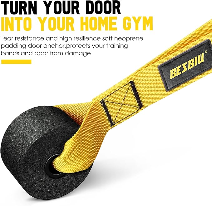 Heavy Resistance Bands for Working Out, 300lbs/360lb/420lb Exercise Bands Workout Bands with Handles, Door Anchor, Ankle Straps, Home Gym Workout Equipment for Men Fitness Strength Training Stretching - Bloomnest