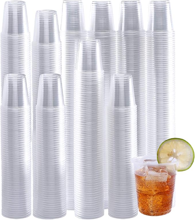 3oz Disposable Plastic Cups 500 Pack,Small Mouthwash Cups, Bulk Sample Tumblers for Home, School, Office, Parties, or Commercial Use - Bloomnest