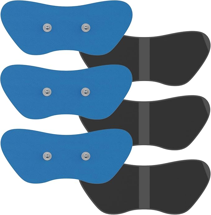Soterix PainX TENS Unit Electrode Gel Pad Refills - 1 Pack of 6 Pads (Small) - Muscle Stimulator Relaxer Wireless Pads for Relief on Knee, Back, Neck