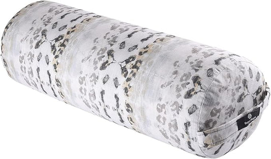 Hugger Mugger Round Yoga Bolster - Firm Round Shape, Higher Profile, Great Under Knees, Soft Support, Handmade in The USA - Bloomnest